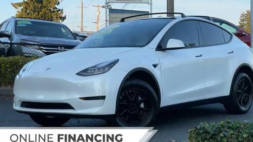 TESLA MODEL Y 2020 5YJYGDEE2LF057154 image